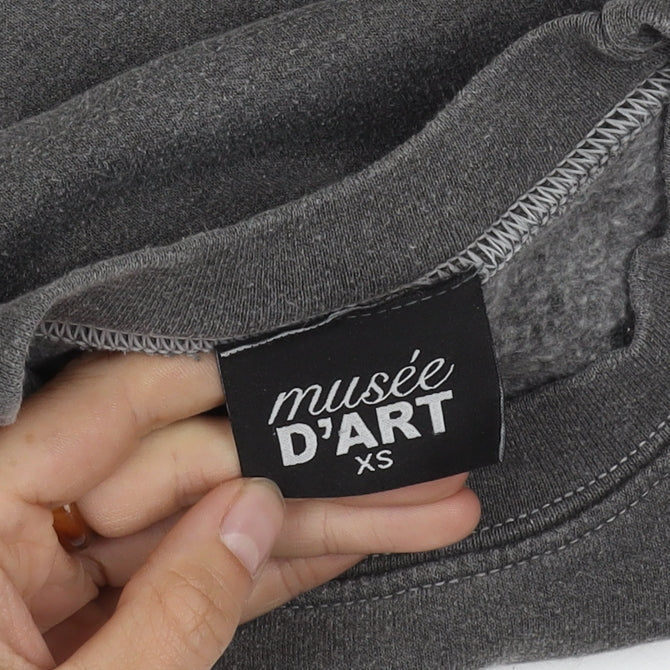 musée D'ART Unisex Grey XS Art Pullover Sweatshirt