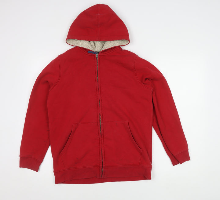 Lands' End Boys Red Hooded Jacket 12-14 Years
