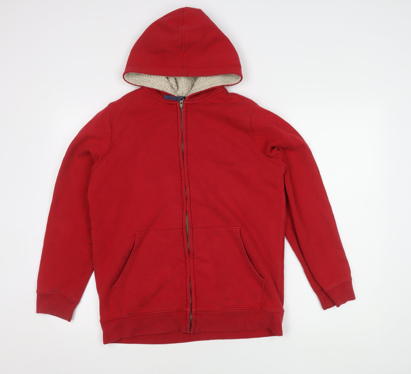 Lands' End Boys Red Hooded Jacket 12-14 Years