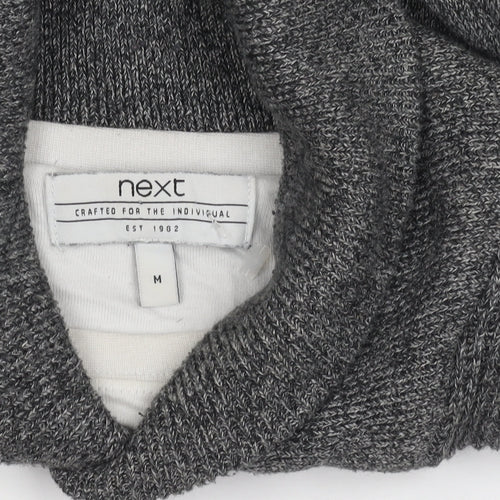 Next Men's Grey Cable-Knit Pullover Jumper M
