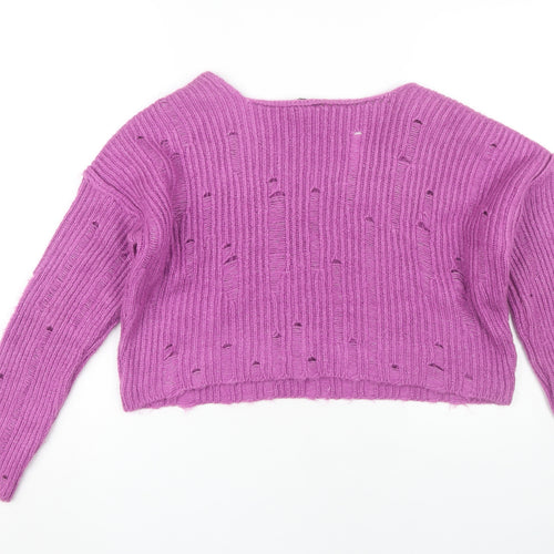 Urban Outfitters Women’s Purple Distressed Pullover S