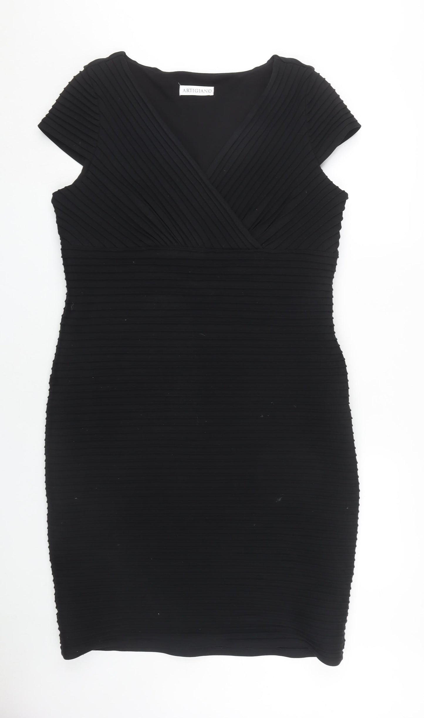Artigiano Women's Black Size 18 Dress - Excellent Condition