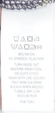 Artisan NY Women's Blue A-Line Midi Skirt - Size L