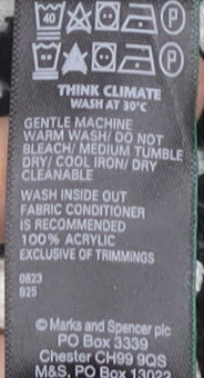 Marks and Spencer Women's Black Geometric Pullover Jumper Size 20