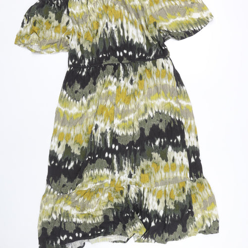 Next Women's Multicoloured Off Shoulder Dress Size 16