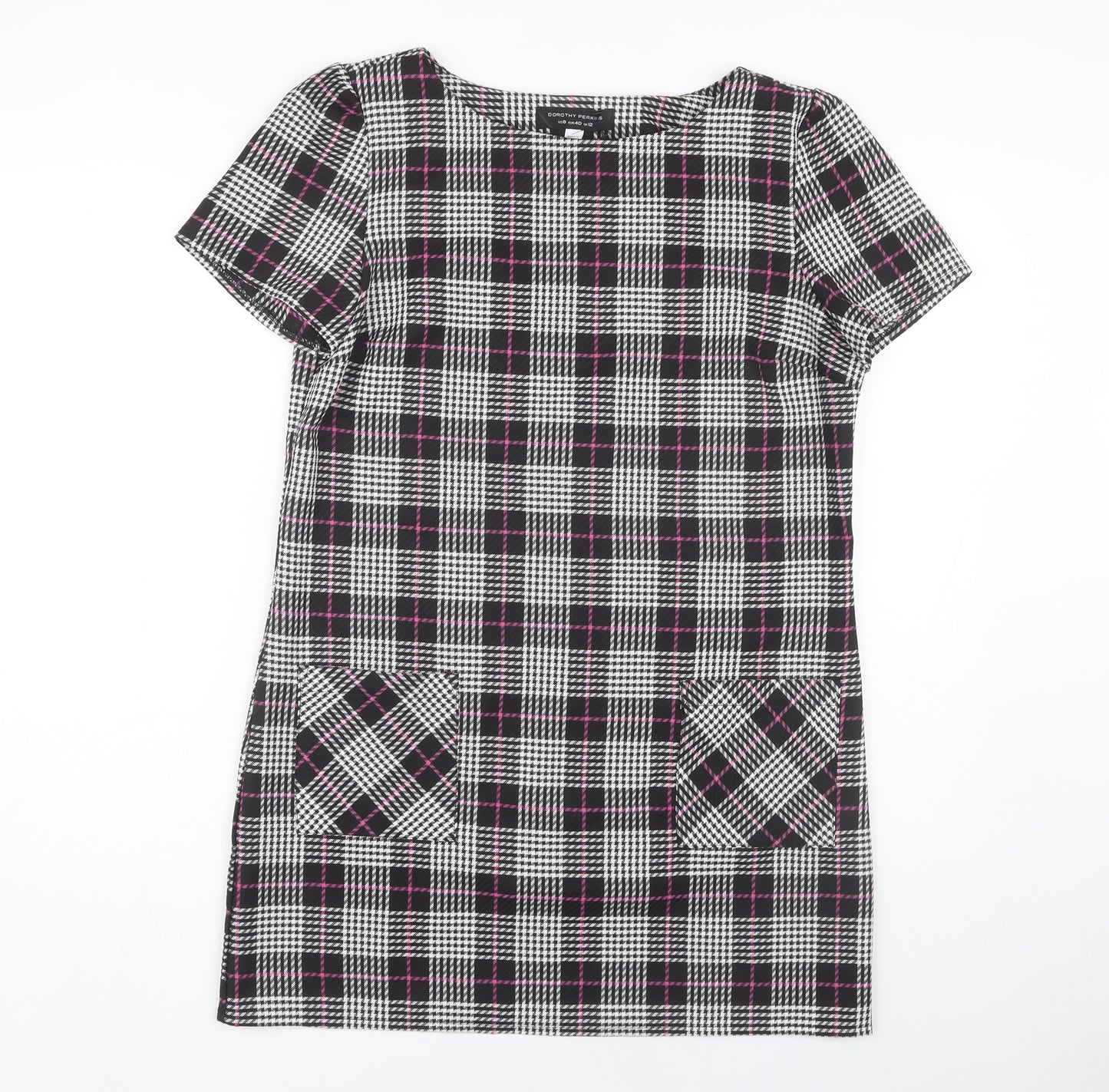 Dorothy Perkins Women Check Shift Dress Size 12