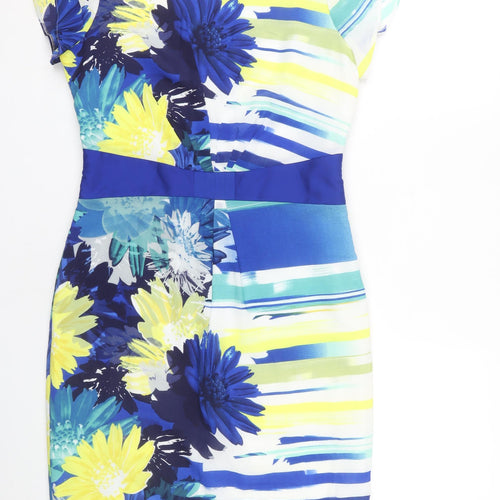 Per Una Women's Multicoloured Floral Dress Size 12