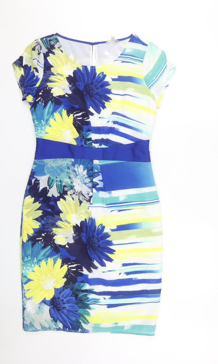 Per Una Women's Multicoloured Floral Dress Size 12