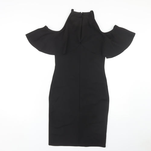 Quiz Women's Black Bodycon Dress Size 10