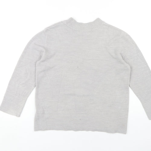 Marks and Spencer Women's Grey Pullover, Size 12