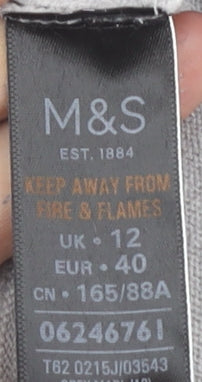 Marks and Spencer Women's Grey Pullover, Size 12