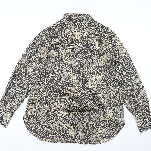 Marks and Spencer Women's Animal Print Button-Up Shirt