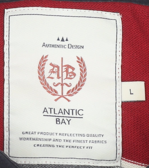 Atlantic Bay Men's Multicoloured L Pullover Jumper