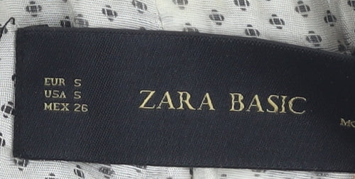 Zara Basic Women's Blue Blazer S Elegant Slim Fit