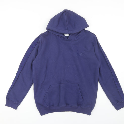 Hype Boys Blue Pullover Hoodie - Size 14 Years
