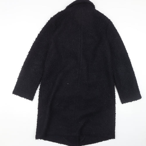 Dunnes Women's Black XS Pea Coat Mid-Length Winter