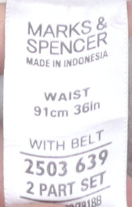 Marks and Spencer Men's Beige Cargo Shorts, Size 36