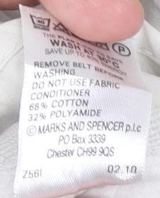 Marks and Spencer Men's Beige Cargo Shorts, Size 36