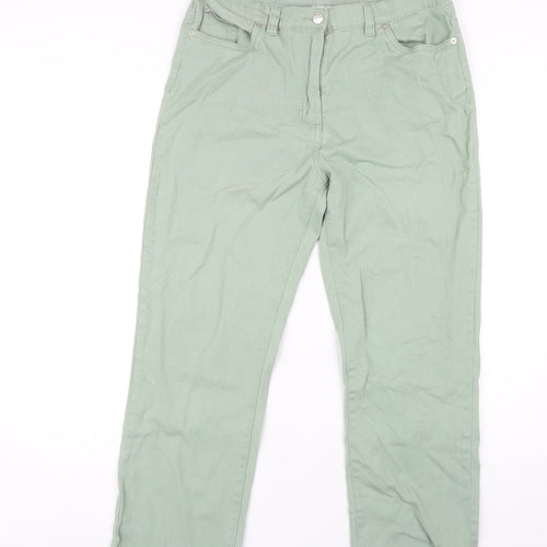 Damart Women's Green Chino Trousers Size 10