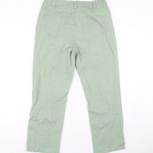 Damart Women's Green Chino Trousers Size 10