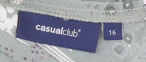 Casual Club Women's Multicoloured Floral Skirt Size 16