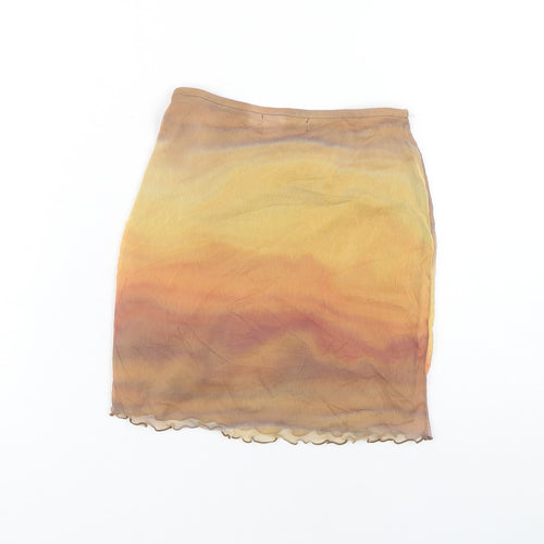 Pull & Bear Women's Multicolour Pencil Skirt XS