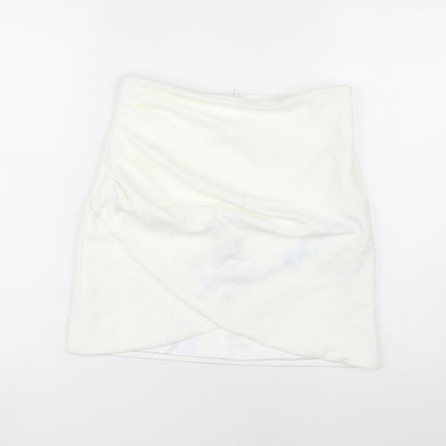 Zara Women's Ivory Pencil Skirt M