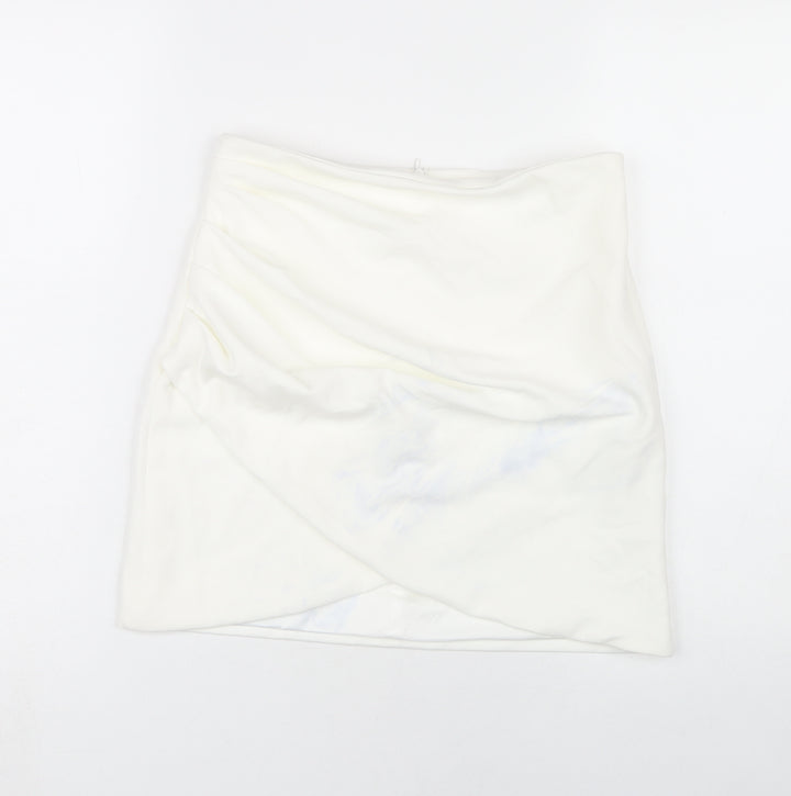 Zara Women's Ivory Pencil Skirt M
