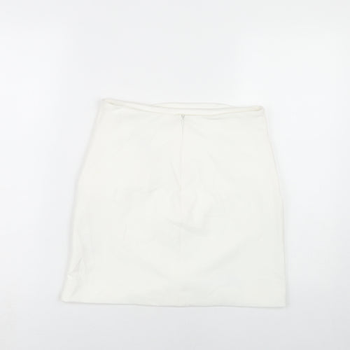 Zara Women's Ivory Pencil Skirt M