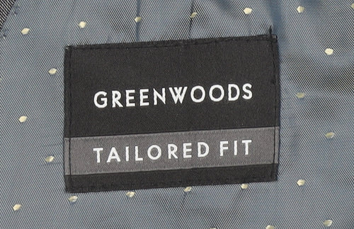 Greenwoods Men's Grey Blazer Size 40S, Business Formal