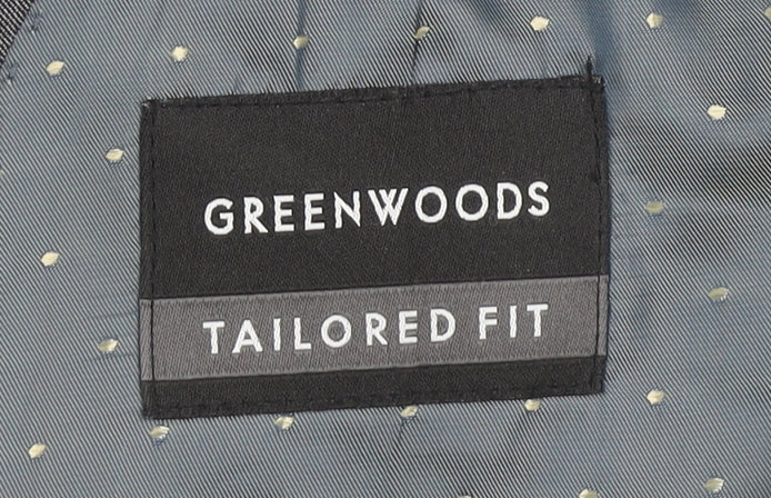 Greenwoods Men's Grey Blazer Size 40S, Business Formal