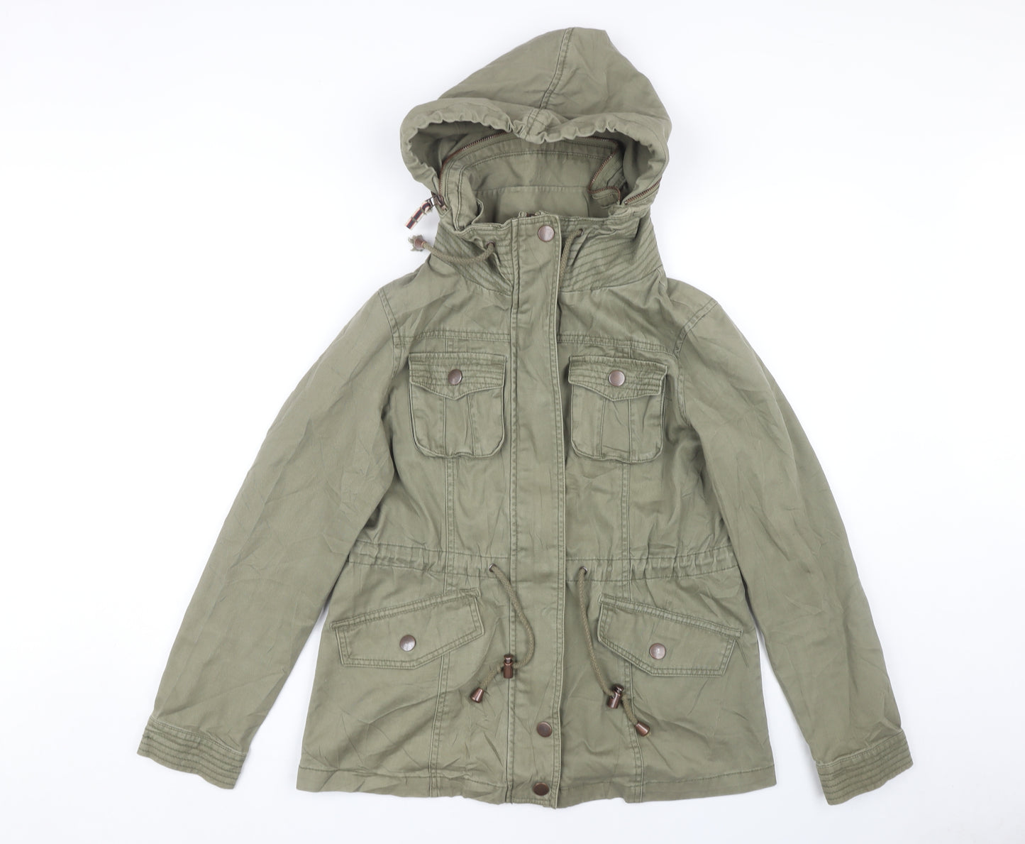 New Look Women’s Green Parka Jacket Size 10