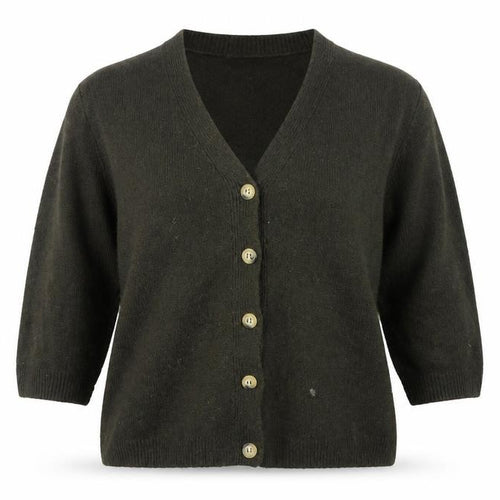 Zara Women's Black Cardigan, Size 12, 3/4 Sleeve, V-Neck