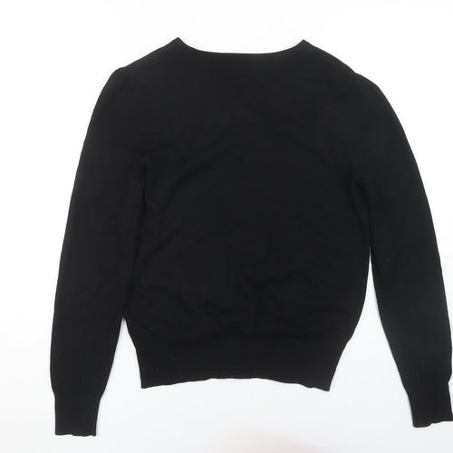 Marks and Spencer Women's Black Size 12 Cardigan Button Casual