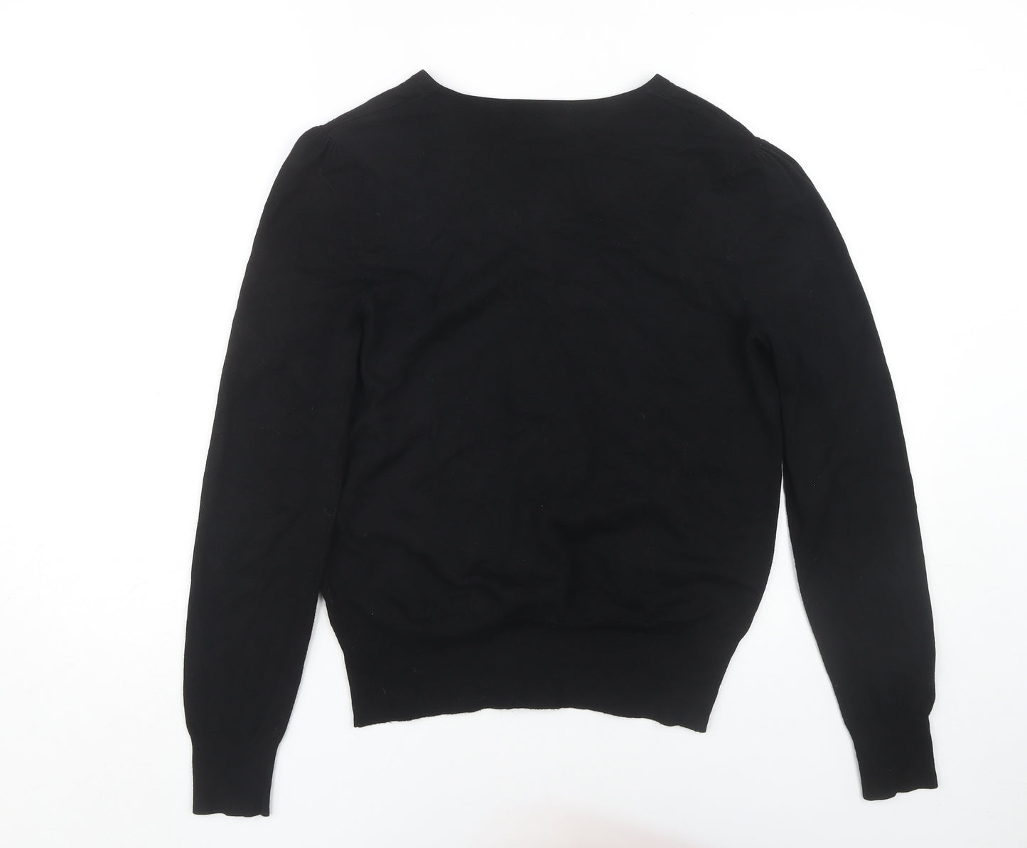 Marks and Spencer Women's Black Size 12 Cardigan Button Casual