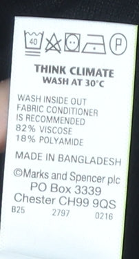 Marks and Spencer Women's Black Size 12 Cardigan Button Casual