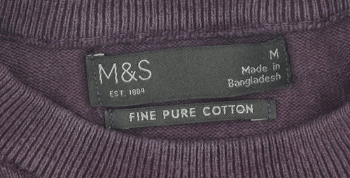 Marks and Spencer Women's Purple M Pullover Jumper