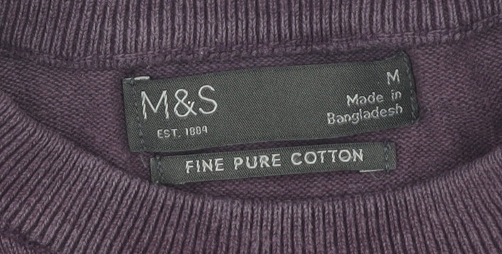 Marks and Spencer Women's Purple M Pullover Jumper