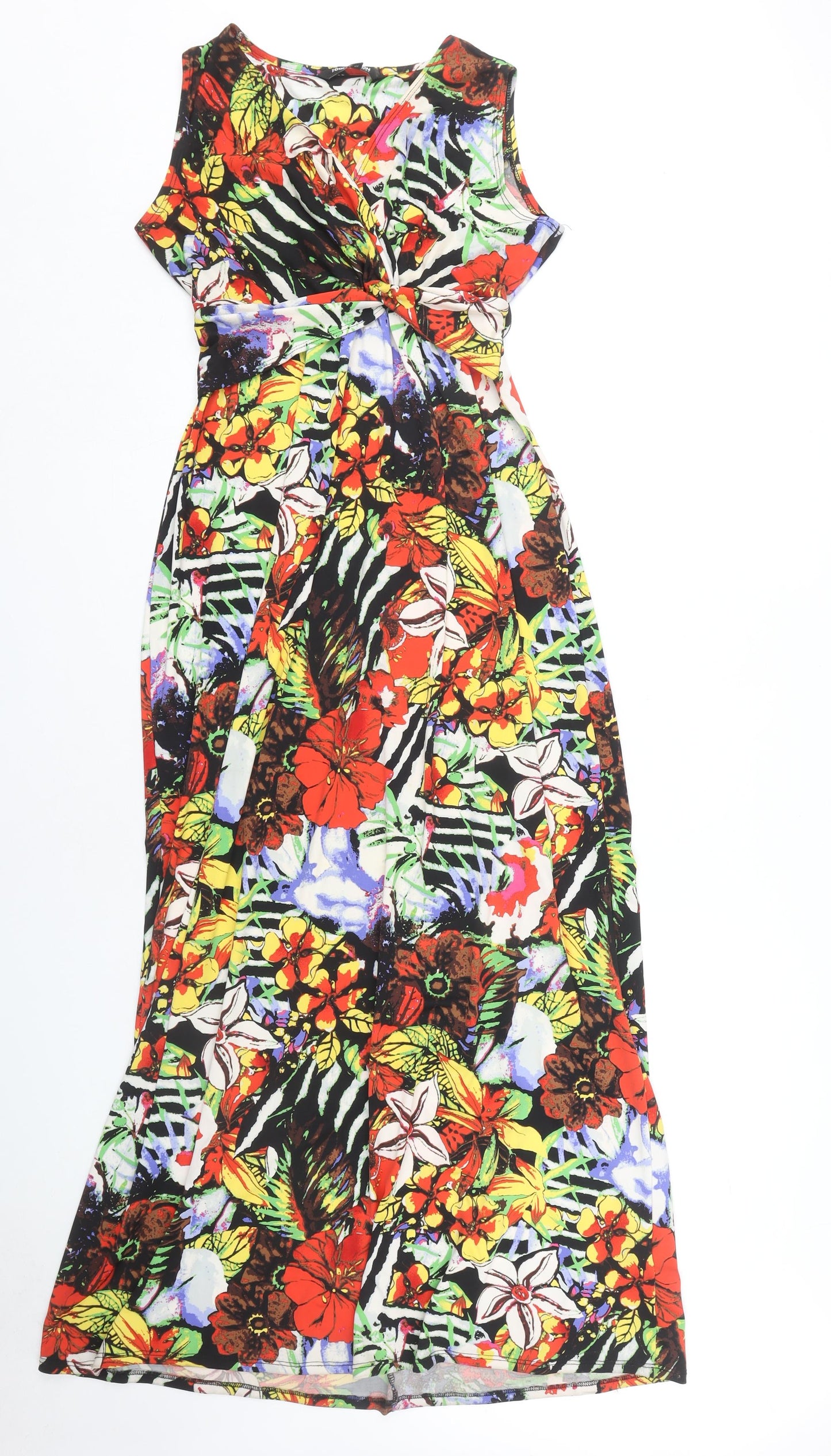 The Collection Debenhams Women's Multicoloured Floral Wrap Dress Size 12