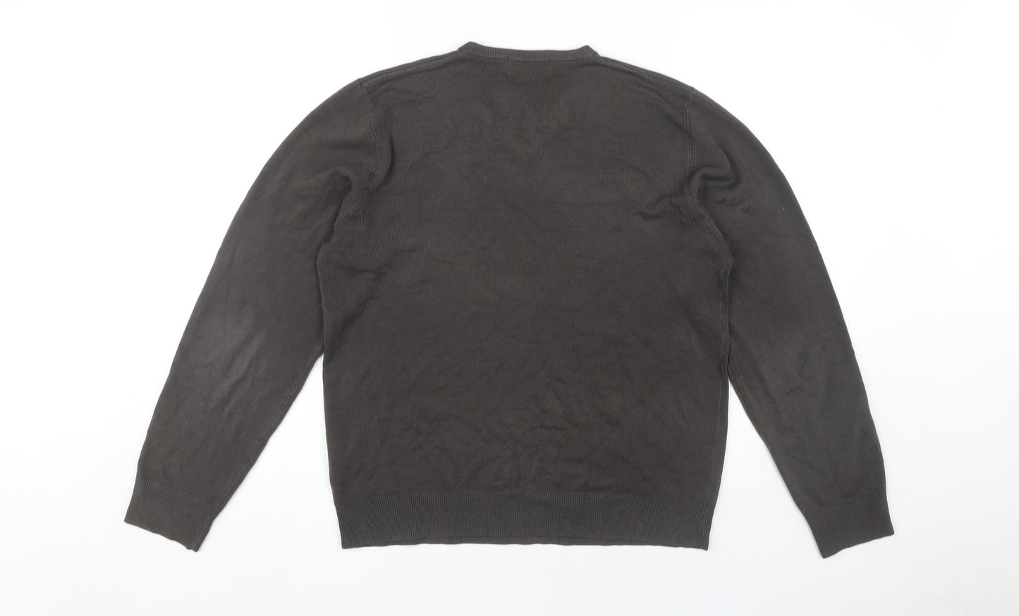 Marks and Spencer Mens Black V-Neck Pullover Jumper