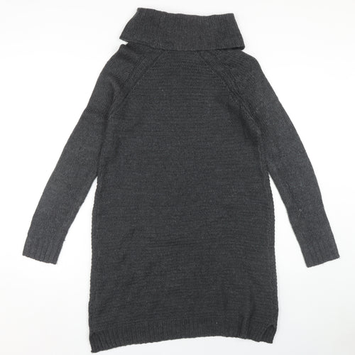 Debenhams Grey Jumper Dress, Size 12, Women's Knitwear