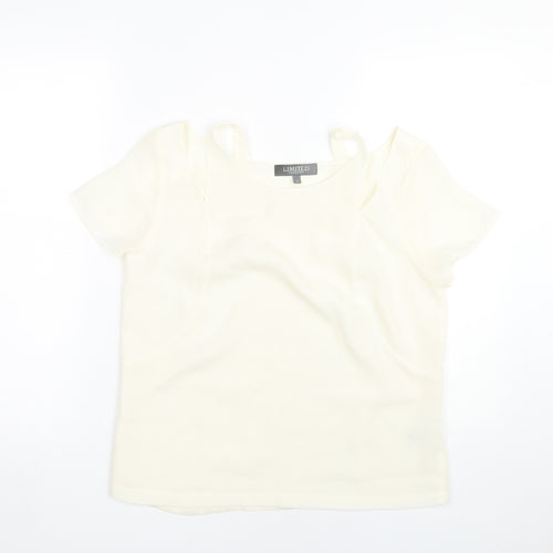 Marks and Spencer Ivory Scoop Neck Top Size 12
