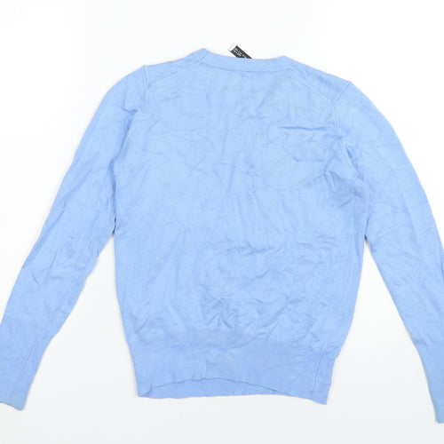 Zara Women's Blue Pullover Jumper Size 10