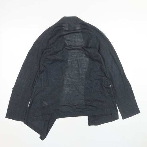 Mistral Women's Blue Open Front Cardigan Size 8 Lightweight