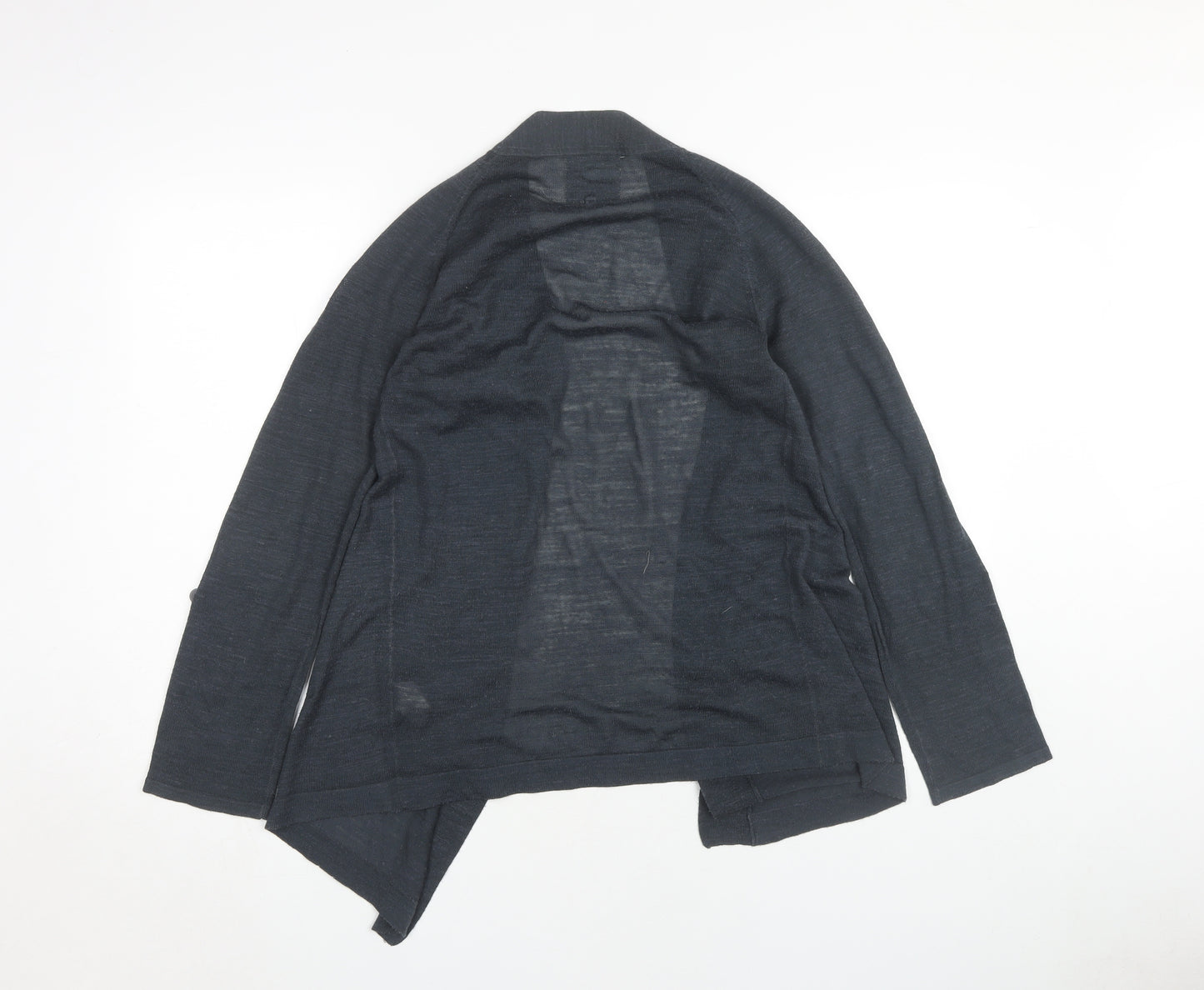 Mistral Women's Blue Open Front Cardigan Size 8 Lightweight