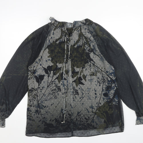 Next Women's Multicoloured Floral Blouse Size 8