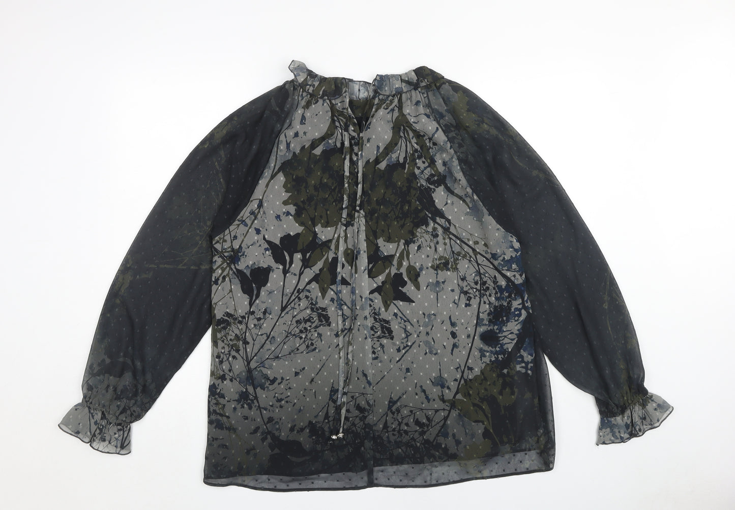 Next Women's Multicoloured Floral Blouse Size 8