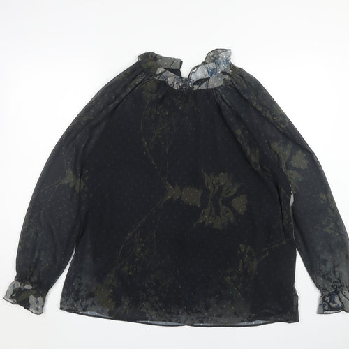 Next Women's Multicoloured Floral Blouse Size 8