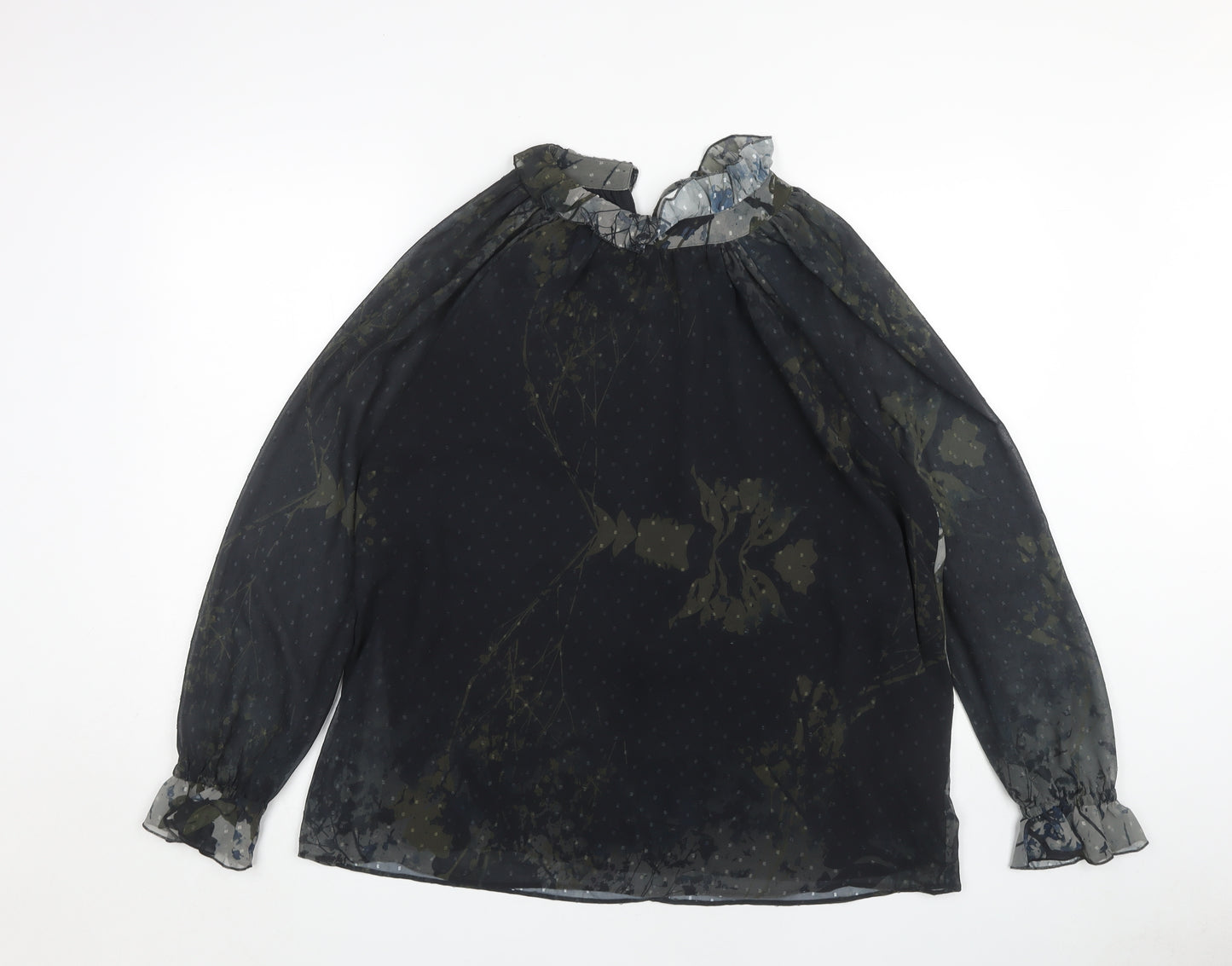 Next Women's Multicoloured Floral Blouse Size 8