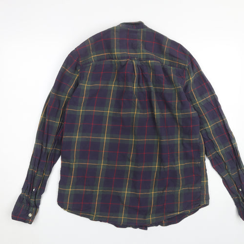 Next Men's Multicoloured Plaid Shirt, M, Button-Up